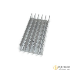 散热器散热片 白色双孔 铝型材 60*30*15mm 孔距27.5mm SN969