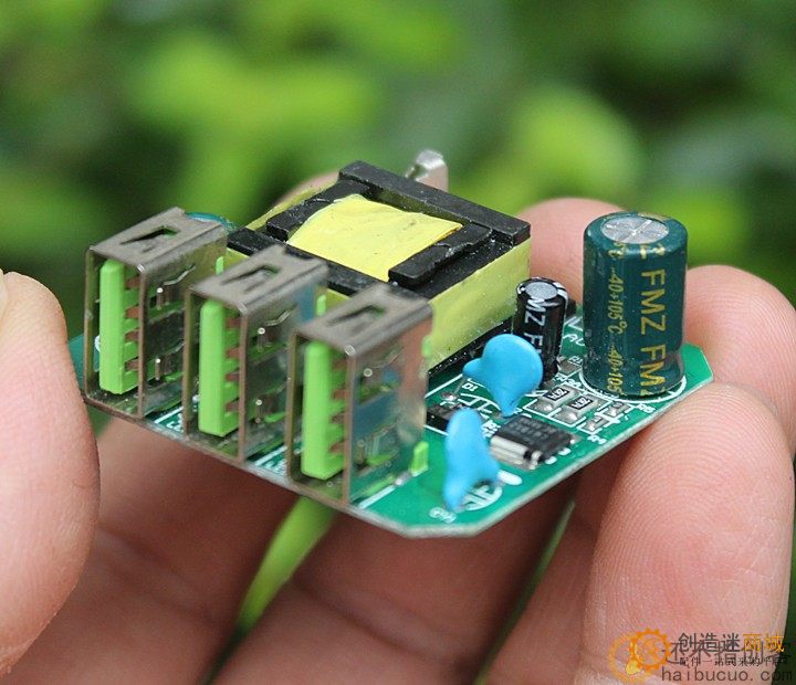 快充电源板5V1.8A快充充电器 3路USB输出 220V转5V隔离开关电源SNA283