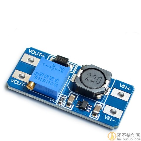 MT3608 DC-DC可调电源模块宽压输入2/24V升5/9/12/28VSNA287