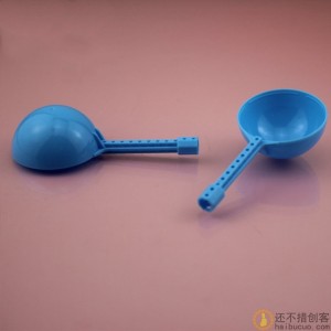 蓝色 风杯杆 半球杆 半球插杆 50半球插杆 圆勺插杆DIY配件B262