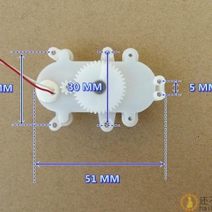 双级减速 DC3V DC3.7V 612 空心杯 减速组件 慢速 玩具机芯配件M288