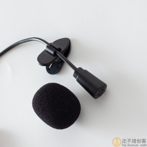 迷你电容麦克风领夹式麦克风话筒扩音器声卡教学演讲导游采访耳麦SN1014