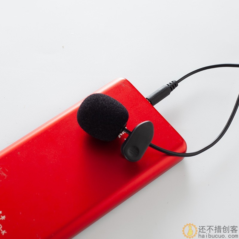 迷你电容麦克风领夹式麦克风话筒扩音器声卡教学演讲导游采访耳麦SN1014