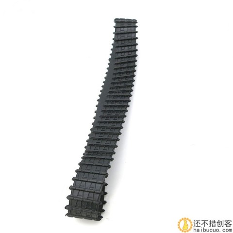 德国坦克履带 封闭式橡胶履带 坦克模型DIY 机器人履带 履带轮胎SNT9