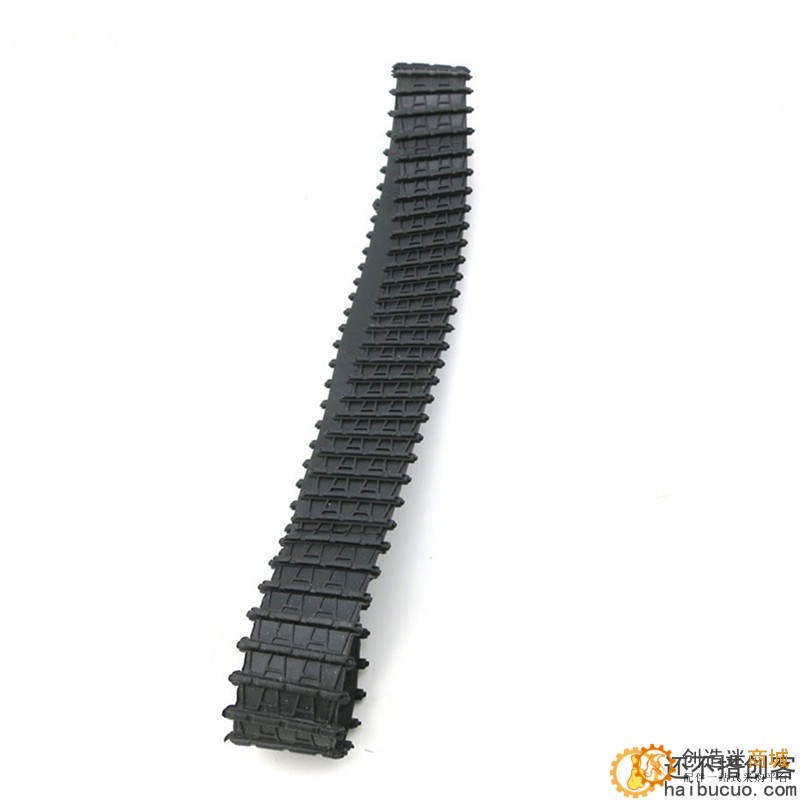 德国坦克履带 封闭式橡胶履带 坦克模型DIY 机器人履带 履带轮胎SNT9