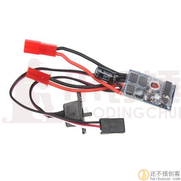 10A车用船用有刷电调 双向不带刹车9克10A电调玩具配件SN217