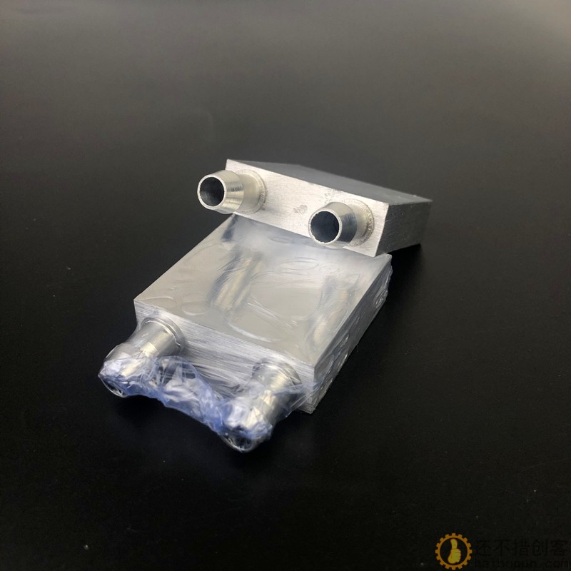 水冷头40*40水冷板 吸热液冷 CPU半导体 制冷片正出 散热器 模具