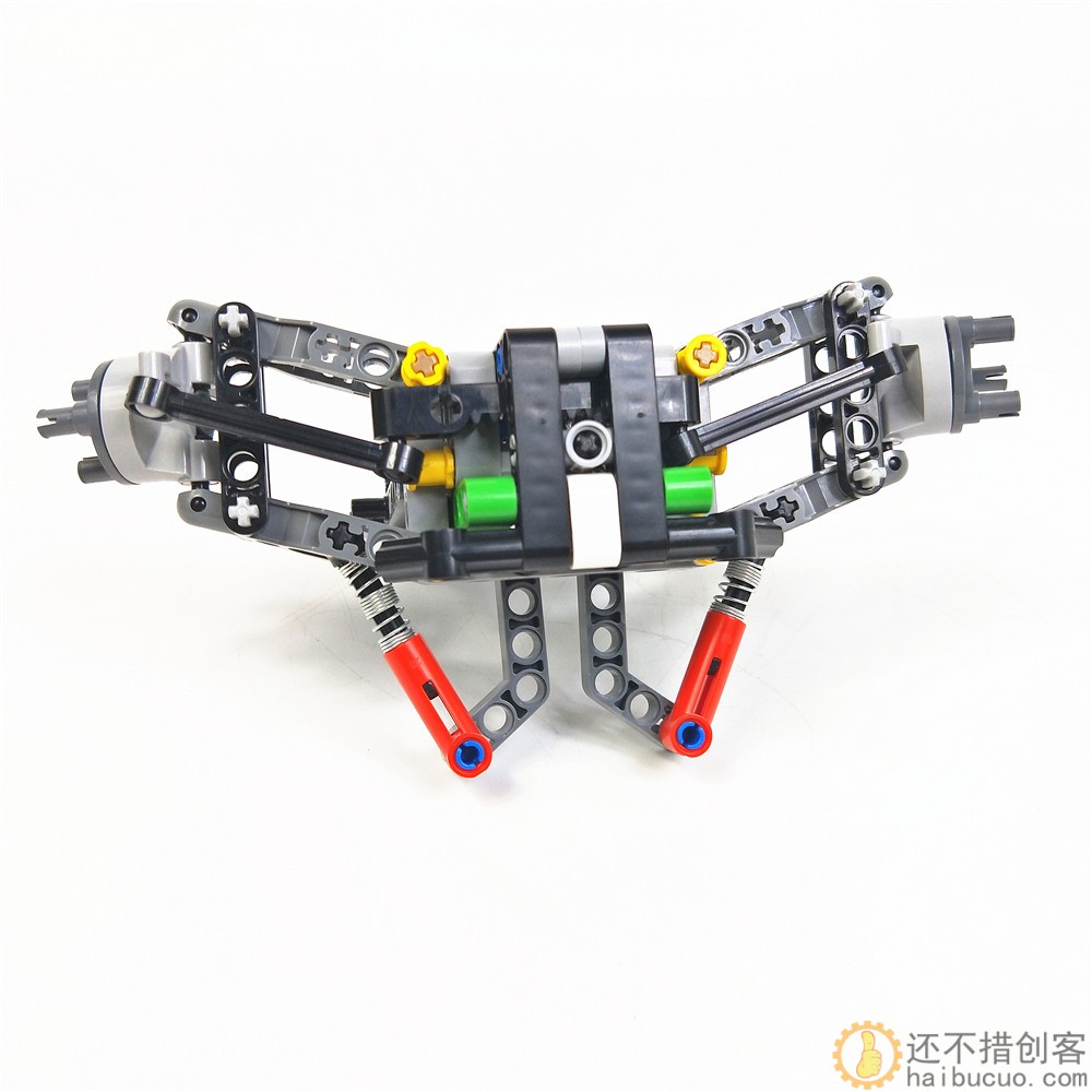 国产森宝小颗粒科技积木 前轮转向带减震差速器MOC模型 SNP78