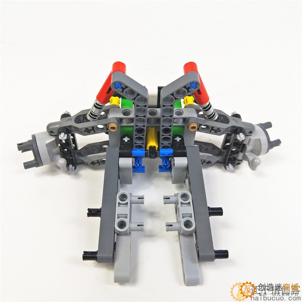 国产森宝小颗粒科技积木 前轮转向带减震差速器MOC模型 SNP78