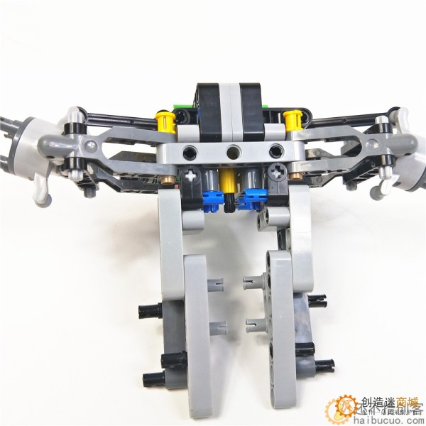 国产森宝小颗粒科技积木 前轮转向带减震差速器MOC模型 SNP78