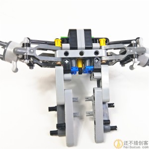 国产森宝小颗粒科技积木 前轮转向带减震差速器MOC模型 SNP78