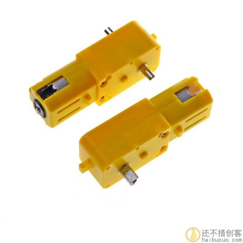6V/12V直流电智能小车电机双轴金属齿轮微型减速电机diy玩具马达