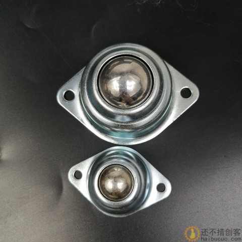 钢球直径15.8 MM 直径25.4MM 塔式菱形牛眼轮 万向滚珠钢球轮输送