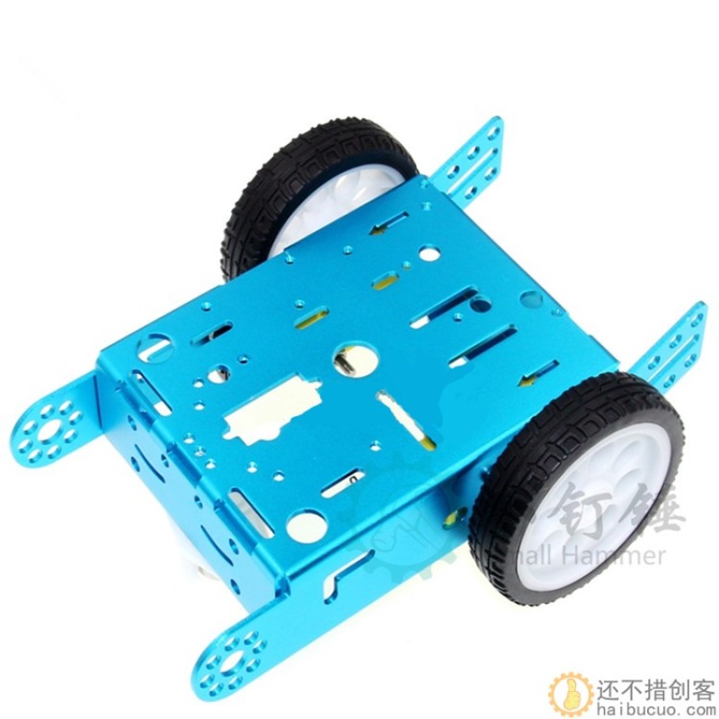 新款 拼装铝合金小车 机器人小车 智能小车底盘合金底盘 DIY SNC310