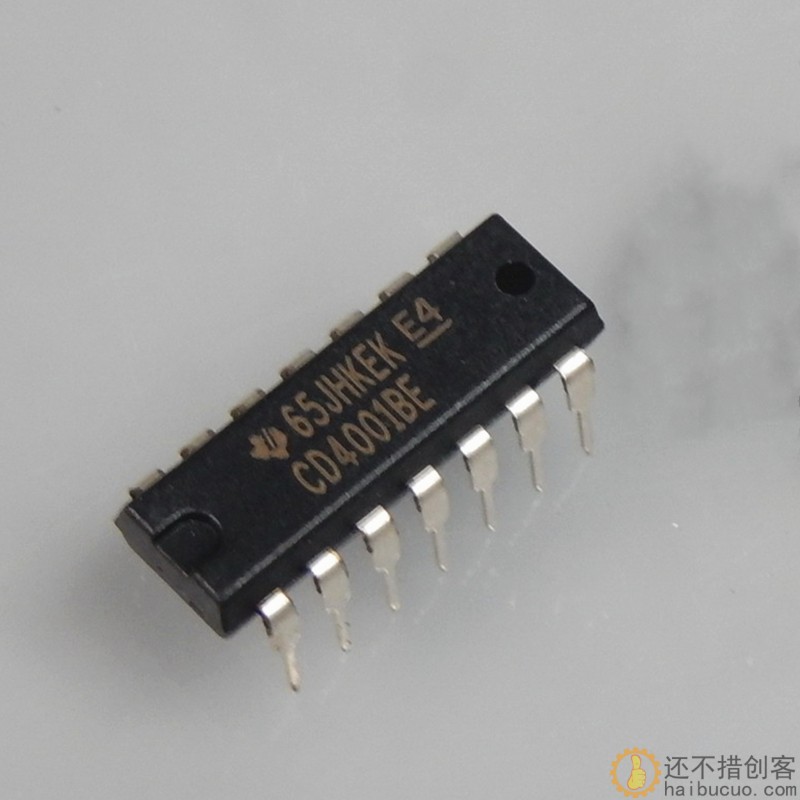 CD4001BE CD4001 四2输入端或非门 DIP-14直插 SND177