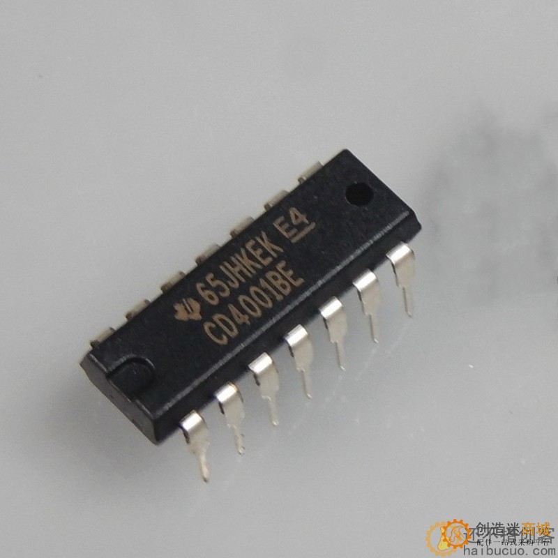 CD4001BE CD4001 四2输入端或非门 DIP-14直插 SND177