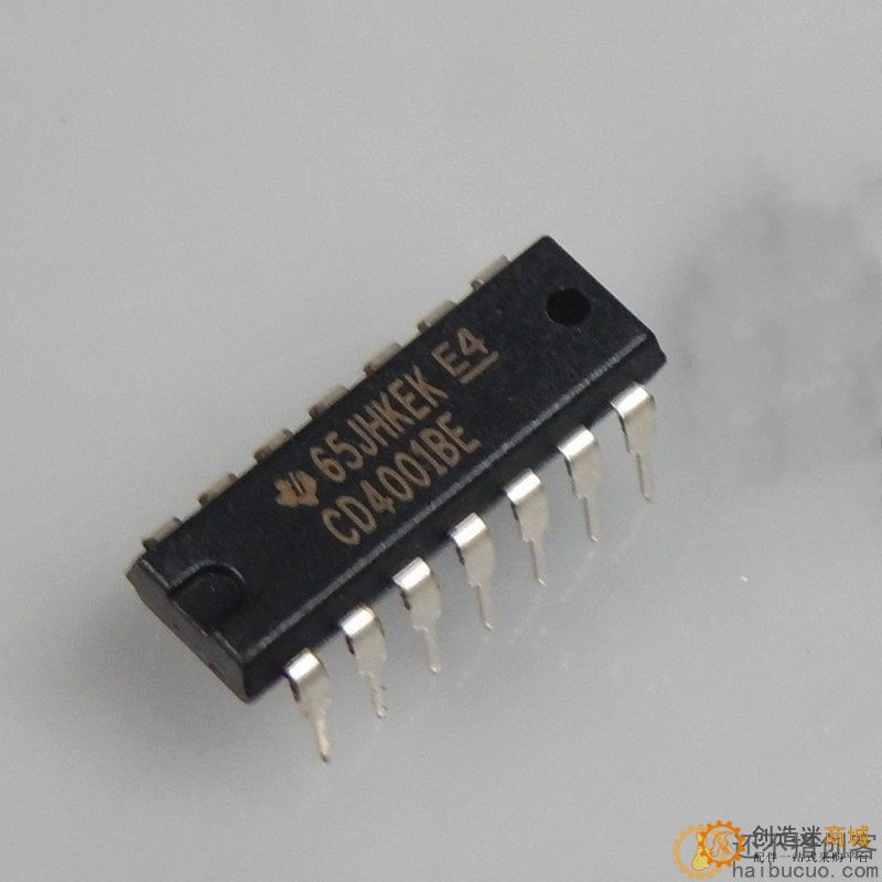 CD4001BE CD4001 四2输入端或非门 DIP-14直插 SND177