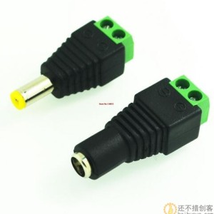 接线式DC公头 接线柱 DC母头 监控工程 电源接头 公母头1对 SN211