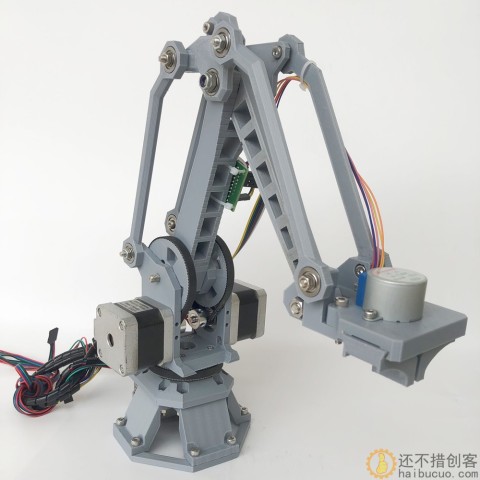 3D打印步进电机4轴皮带轮高精度机械臂自动化 SNAM8200 开源机械臂 for arduino esp32