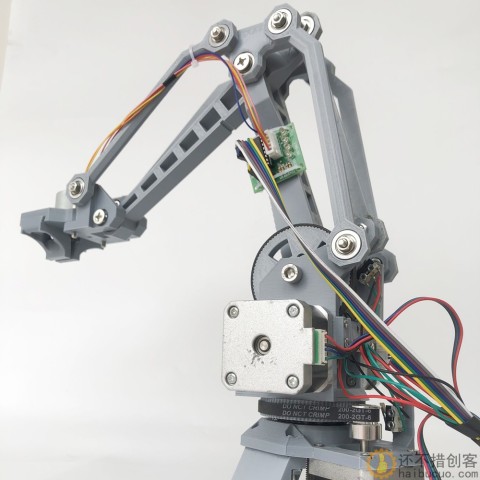 3D打印步进电机4轴皮带轮高精度机械臂自动化 SNAM8200 开源机械臂 for arduino esp32