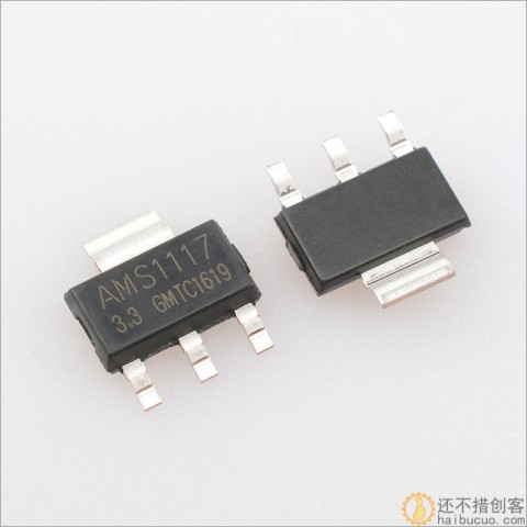 AMS1117-3.3V电源IC 降压IC 线性稳压LDO SOT-223 1117-3.3V 1117 SND176