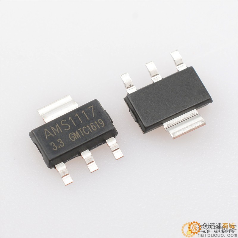 AMS1117-3.3V电源IC 降压IC 线性稳压LDO SOT-223 1117-3.3V 1117 SND176