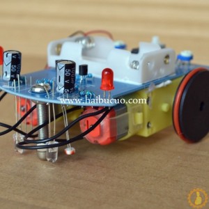 智能循迹小车 D2-1巡线小车 电子制作DIY 机器人创客教育学习实验SNP6