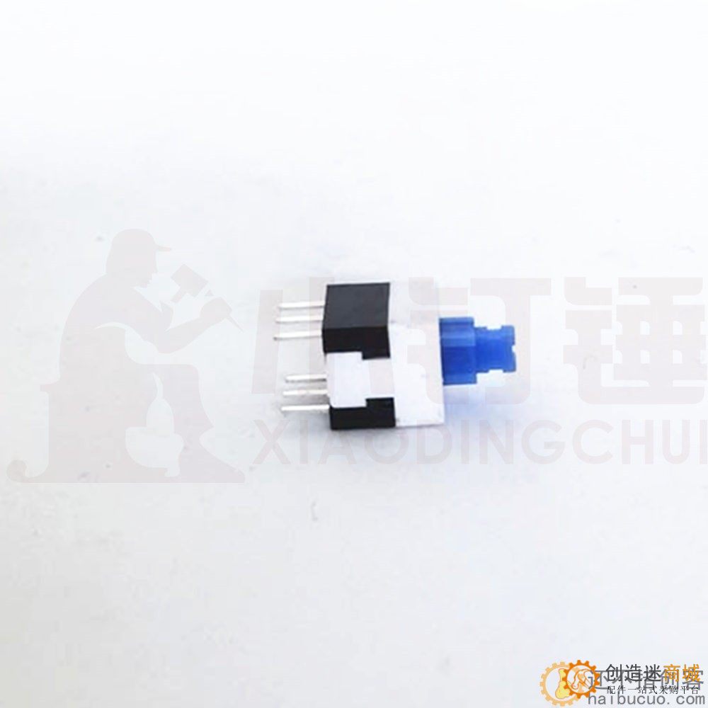8X8MM 8*8MM自锁开关/按键开关/蓝白黑按键开关 六脚 SND11