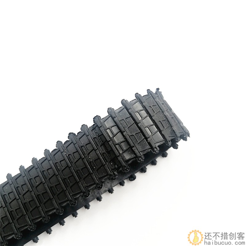 德国坦克履带 封闭式橡胶履带 坦克模型DIY 机器人履带 履带轮胎SNT9