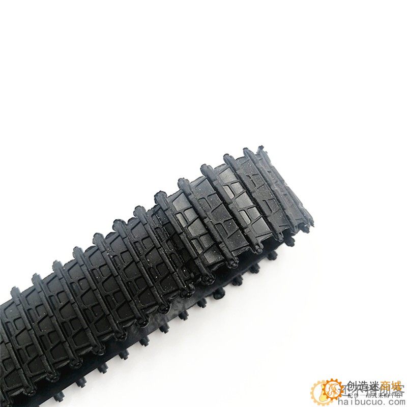 德国坦克履带 封闭式橡胶履带 坦克模型DIY 机器人履带 履带轮胎SNT9
