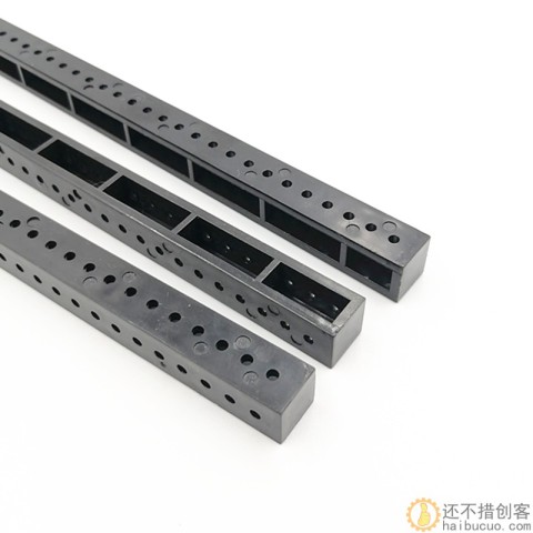 方型长条1115 模型塑料条 diy科技制作 手工科普玩具配件 带孔B43