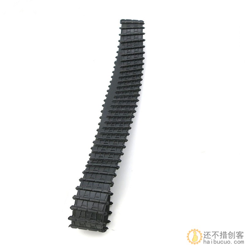 德国坦克履带 封闭式橡胶履带 坦克模型DIY 机器人履带 履带轮胎SNT9