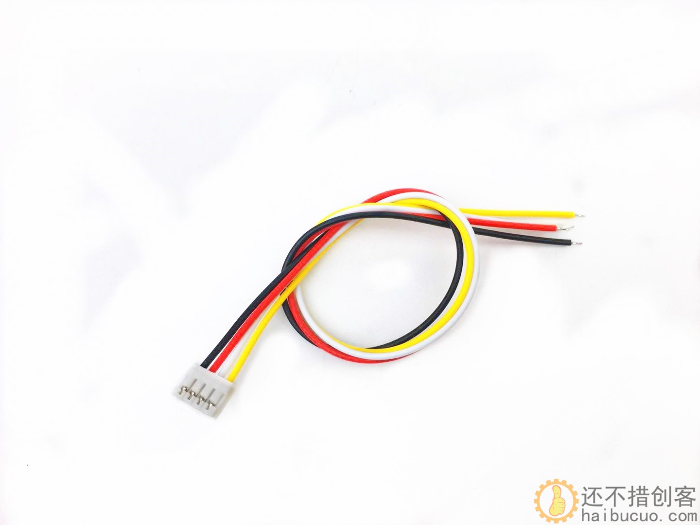 PH2.0MM端子线 2.0MM电子线单头镀锡彩排线连接线4P 20CM