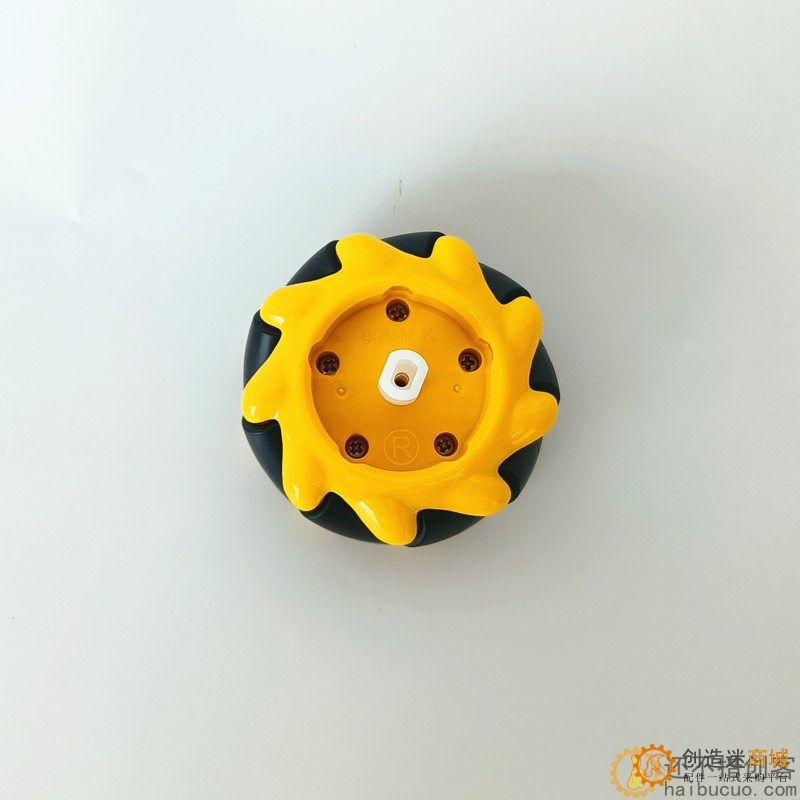 一对麦克纳姆轮全向轮带联轴器 60 mm TT马达 轮胎 2寸左+右 W33