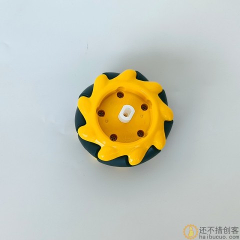 一对麦克纳姆轮全向轮带联轴器 60 mm TT马达 轮胎 2寸左+右 W33
