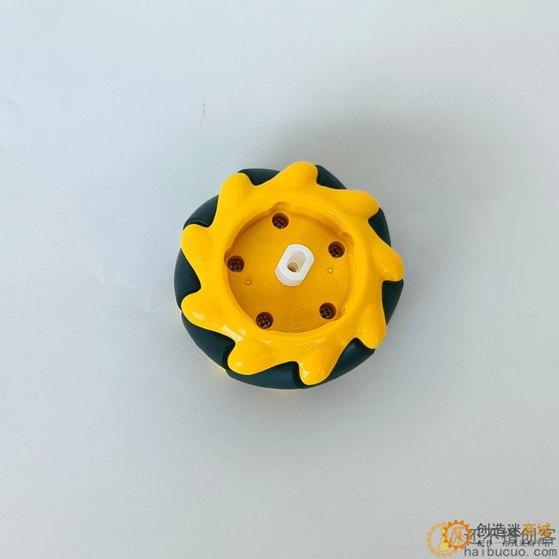 一对麦克纳姆轮全向轮带联轴器 60 mm TT马达 轮胎 2寸左+右 W33