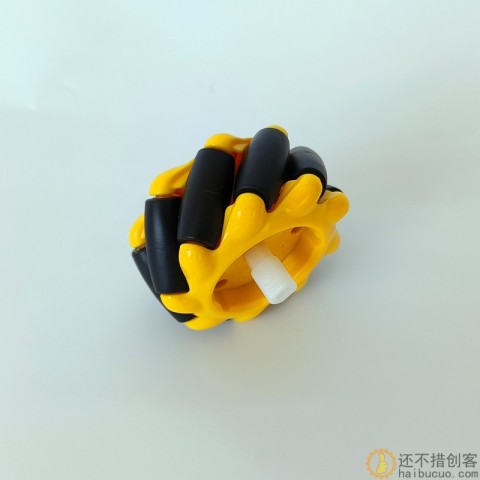一对麦克纳姆轮全向轮带联轴器 60 mm TT马达 轮胎 2寸左+右 W33