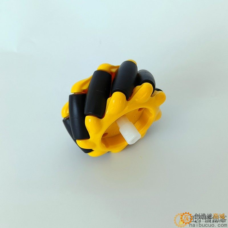 一对麦克纳姆轮全向轮带联轴器 60 mm TT马达 轮胎 2寸左+右 W33