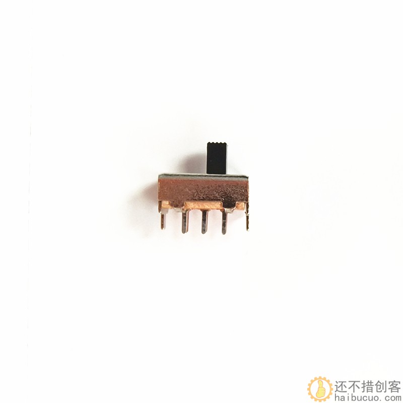 立式拨动开关SS22F04G5 滑动开关2档 电源开关 2P2T ROHS