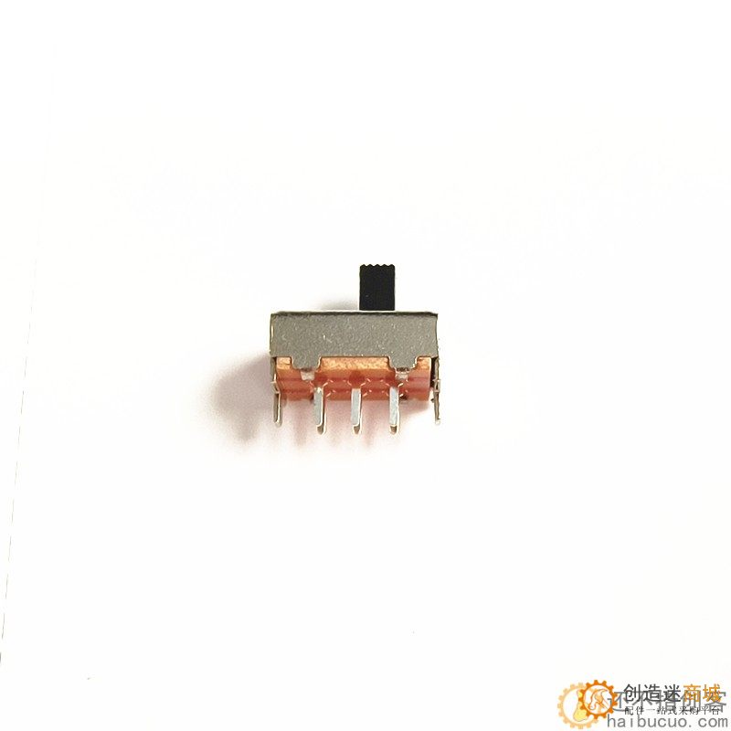 立式拨动开关SS22F04G5 滑动开关2档 电源开关 2P2T ROHS