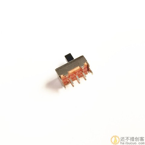 立式拨动开关SS22F04G5 滑动开关2档 电源开关 2P2T ROHS