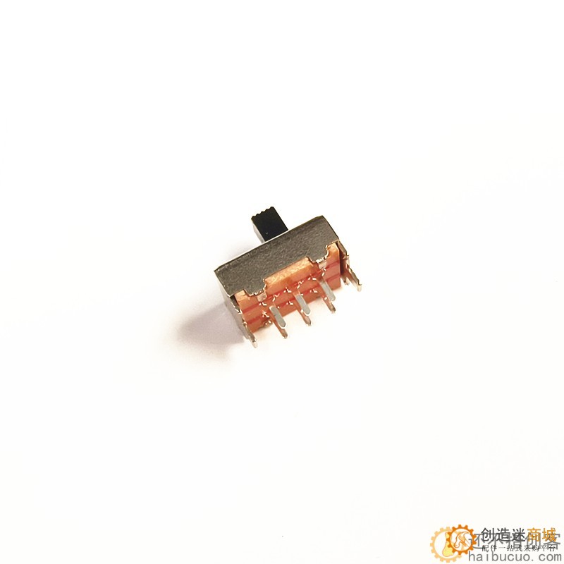 立式拨动开关SS22F04G5 滑动开关2档 电源开关 2P2T ROHS
