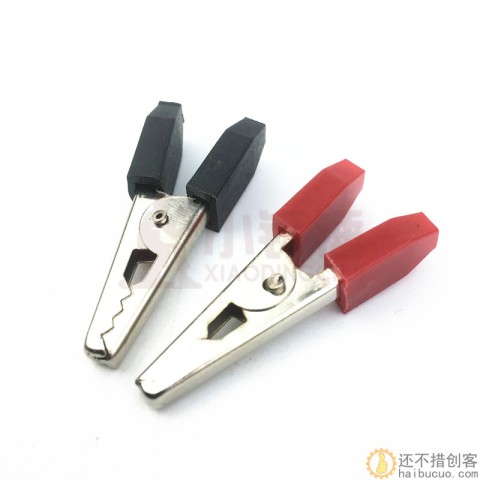 优质加厚型 中 小号鳄鱼夹 电瓶夹 鱼夹 表面电镀镍 寿命长