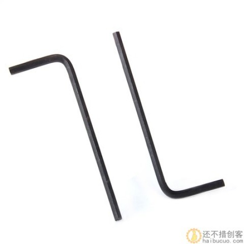 L型内六角扳手 内六方匙套装内六角螺丝刀L螺丝刀M2.5黑 SN167