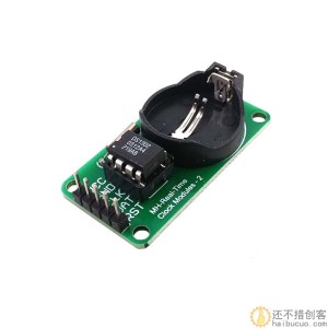 DS1302 实时时钟模块 不带电池CR2032 掉电走时 黄版新款SNA300