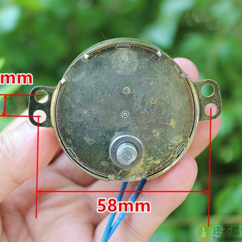 ZY-49同步齿轮减速电机 220V慢速马达 2.5转/分钟M314