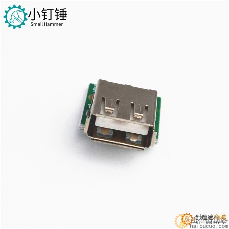 USB 2.0母座头转DIP 4p 直插 转接板已焊接手机电源数据线SNA152