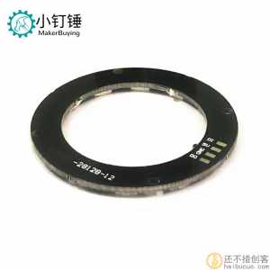 WS2812 5050 RGB LED 全彩驱动彩灯12位 圆形开发板 SNA246