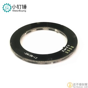WS2812 5050 RGB LED 全彩驱动彩灯12位 圆形开发板 SNA246