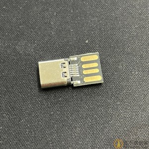 TypeC镀金母头 全新 diy用途 4线c口母头SN1047